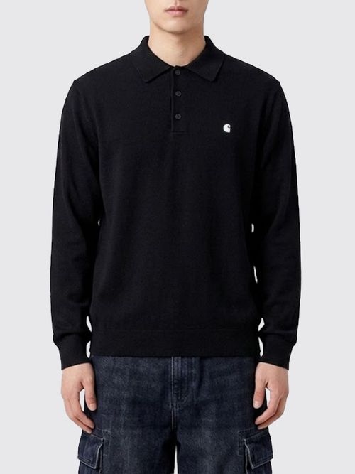 Polo Shirt Men color Black