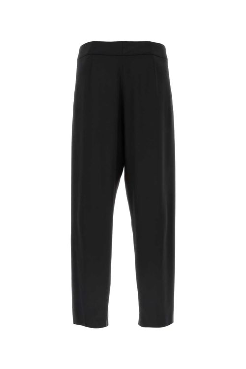 Black Satin Pant