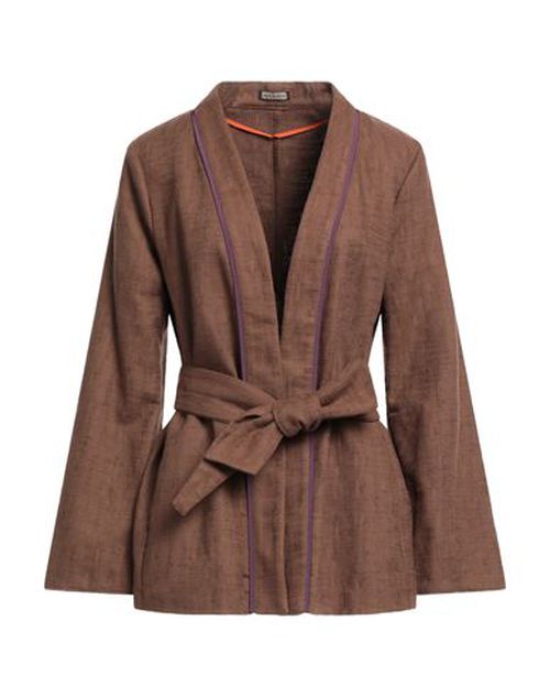 Malìparmi Woman Jacket Brown Size 6 Cotton