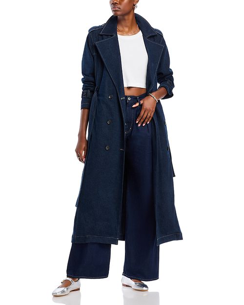 Denim Trench Coat