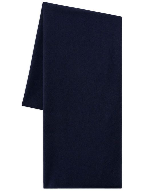 Cashmere knitted scarf - Blue