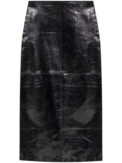 Leather skirt - Black