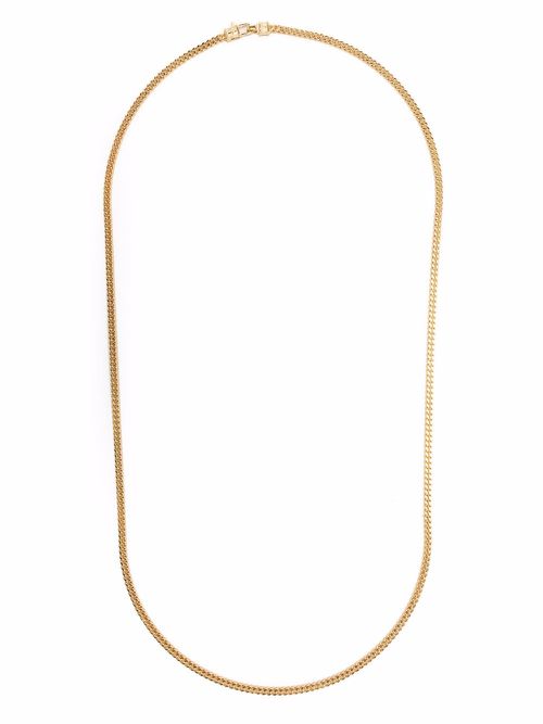 M curb chain necklace - Gold