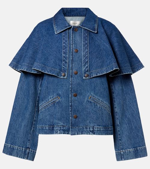 Cape denim jacket