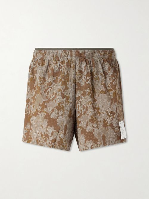 5" Straight-Leg Logo-Appliquéd Space‑O™ Shorts