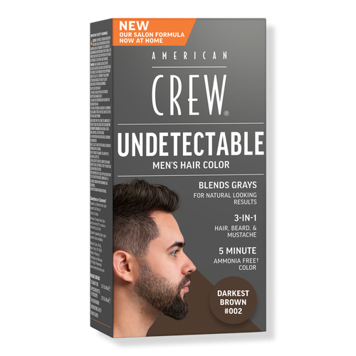 Undetectable Men's Hair Color Demi-Permanent Hair Dye - Darkest Brown
