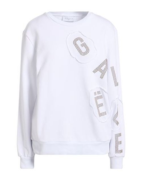 Woman Sweatshirt White Size 0 Cotton, Polyester, Elastane