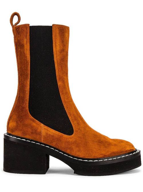 Calgary suede-leather boots - Neutrals