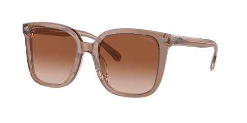 Coach Woman Sunglass HC8381F CL919 -  Frame color: Brown, Lens color: Brown Gradient