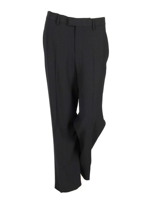 Cropped Trousers Viscose Wool Twil