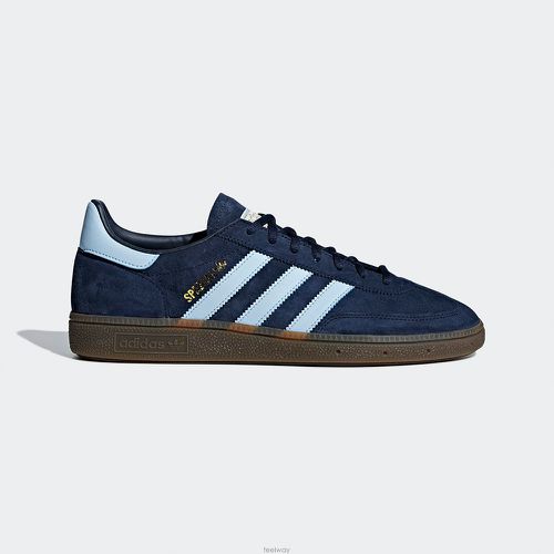 Handball Spezial Sneakers in Collegiate Navy/Sky/Gum, Size UK 9