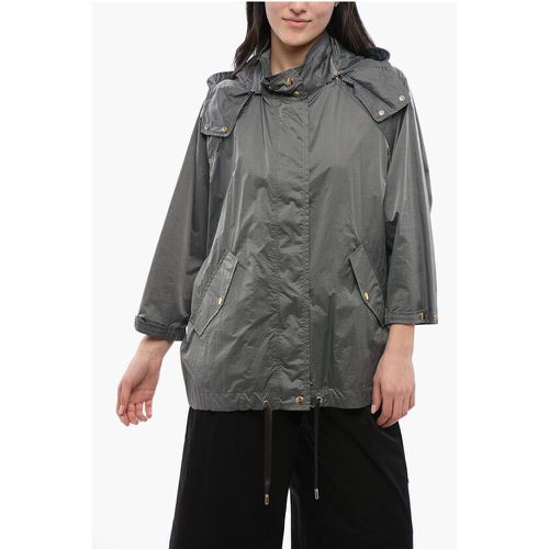 Removable Hood CRINKLE Women's Windbreaker