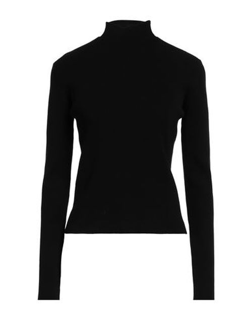 Woman Turtleneck Black Size 4 Viscose, Polyester