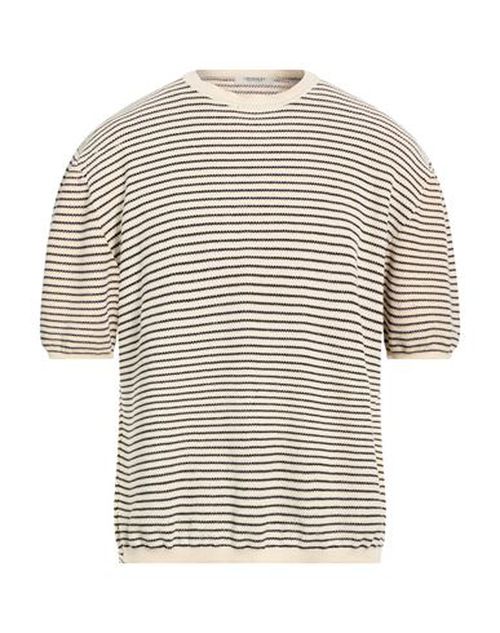 Man Sweater Cream Size L Cotton