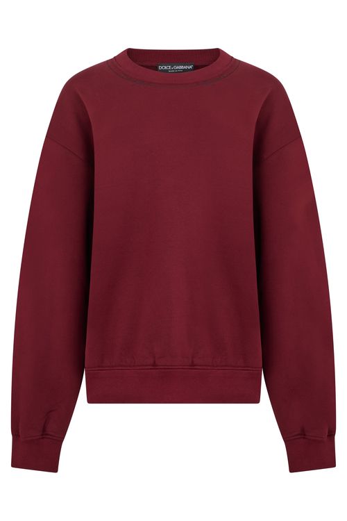 Men's 100% Cotton Crewneck Sweatshirt with Long Sleeves