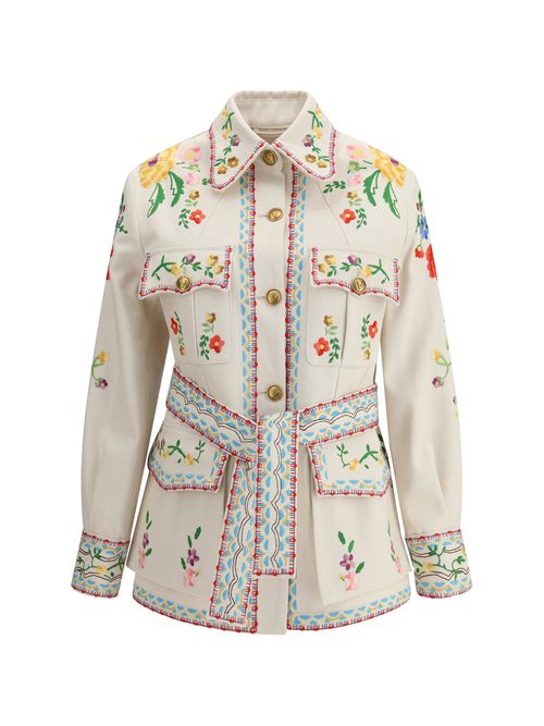 Embroidered Denim Jacket