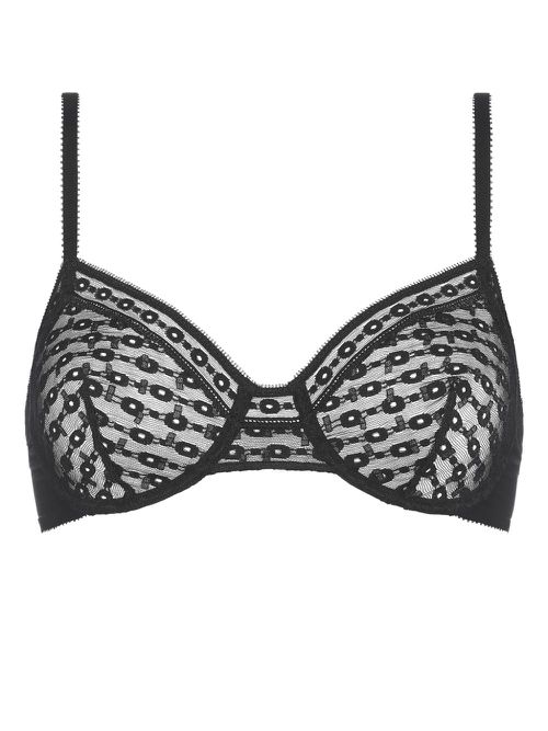 Immortelle full-cup bra - Black