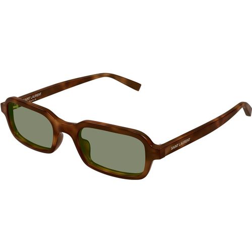 SAINT LAURENT Woman SAINT LAURENT SL 908 003 Sunglasses Acetate Havana Green Squared