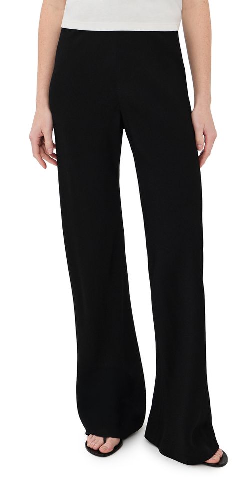WARDROBE. NYC Crepe Bias Cut Pants Black