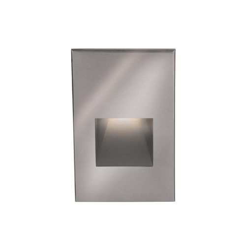 WAC Lighting 277V LEDme 1-Light Vertical Step and Wall Light in Stainless Steel - WL-LED200F-A