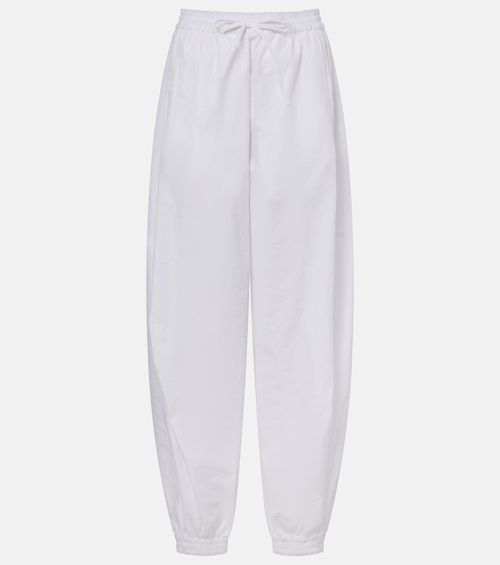 Róhe Cotton-blend wide-leg pants