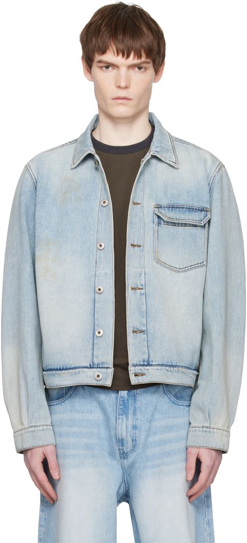 Blue Riosell One Pocket Trucket Denim Jacket
