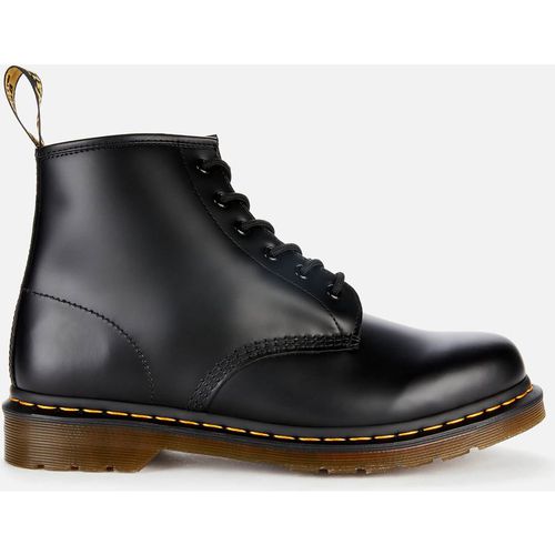 Dr. Martens 101 Smooth Leather 6-Eye Boots - UK 10