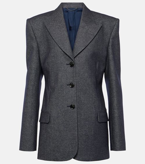 Wool-blend blazer