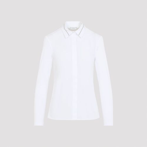 Bi-Material Cotton T-Shirt