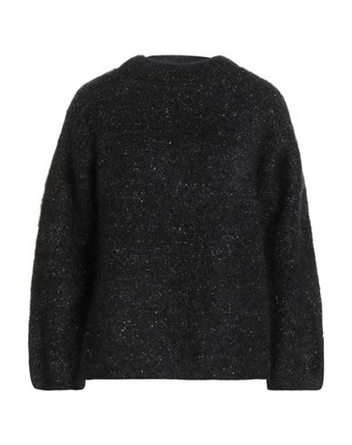 Woman Sweater Black Size 4 Mohair wool, Polyamide, Polyester, Elastane