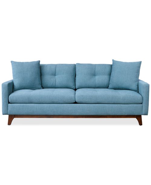 "Nari 83"" Fabric Tufted Sofa, Created for Steel"