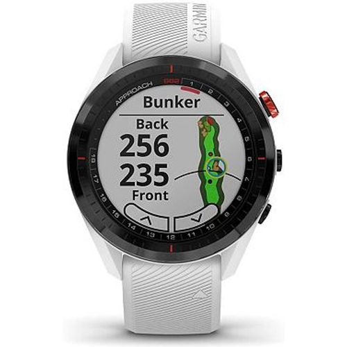 Garmin Approach S62 Golf Global Positioning System Smartwatch White