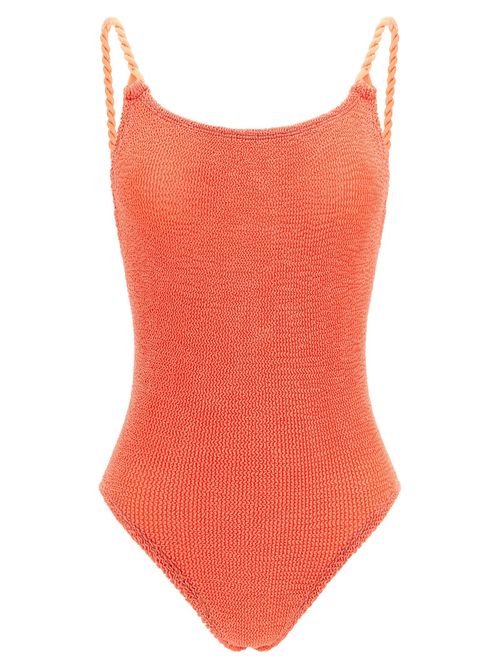 Camille One-Piece Swimsuit — coral