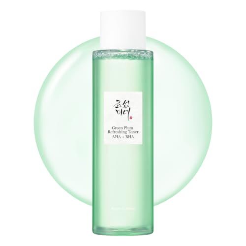 Beauty of Joseon Green Plum AHA BHA Toner Refreshing Facial Essence Moisturizer Mild Exfoliating Salicylic Acid for All Skin Types