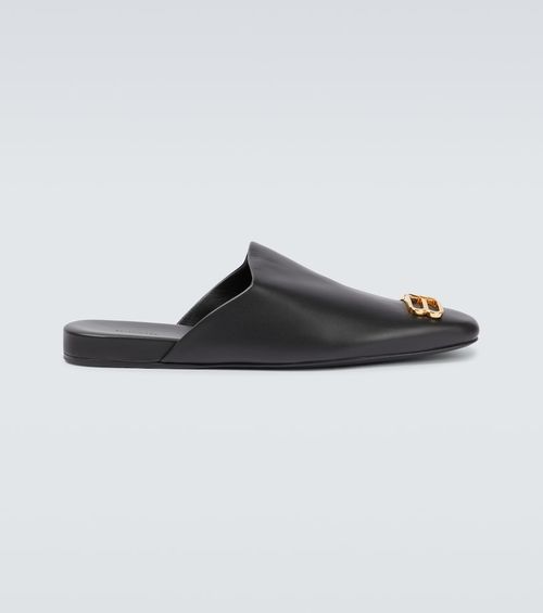 Balenciaga Cosy BB leather slippers