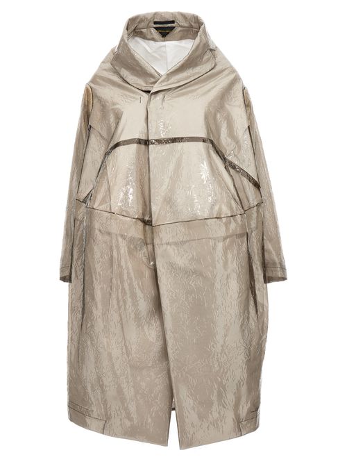 Oversize Texture Trench Coat