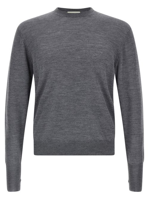Grey Extrafine Mesh Sweater