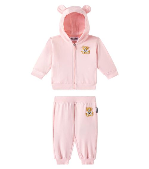Moschino Kids Baby Teddy Bear cotton hoodie and sweatpants