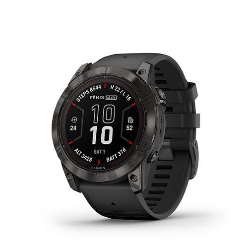 Fenix 7X Pro Sapphire Solar GPS Smartwatch 51 mm Fiber-reinforced polymer - Carbon Gray DLC Titanium
