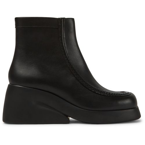 CAMPER Kaah - Ankle boots for Women - Burgundy,  40, Smooth leather