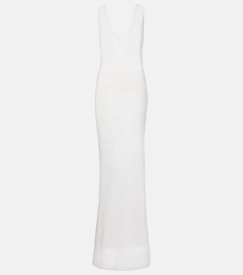 Lamé maxi dress