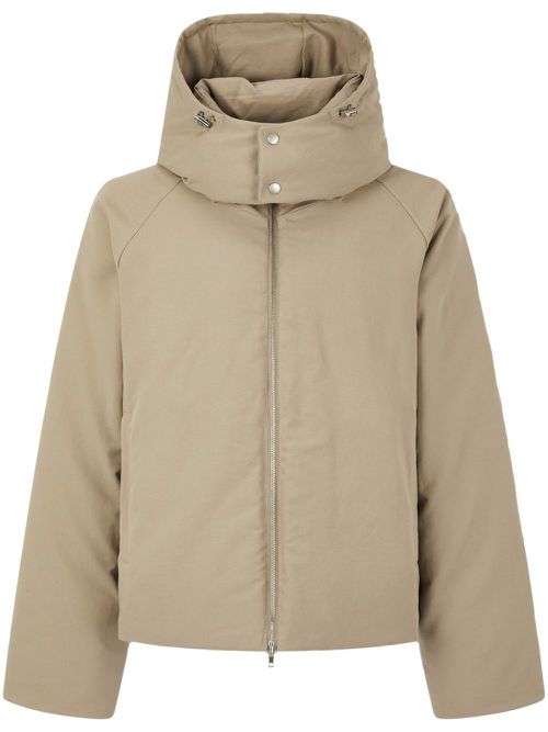 Cropped puffer jacket - Neutrals
