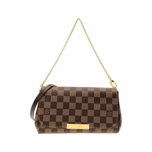 Louis Vuitton Damier Canvas Ebene Coated Canvas Shoulder Bag Pre-Owned