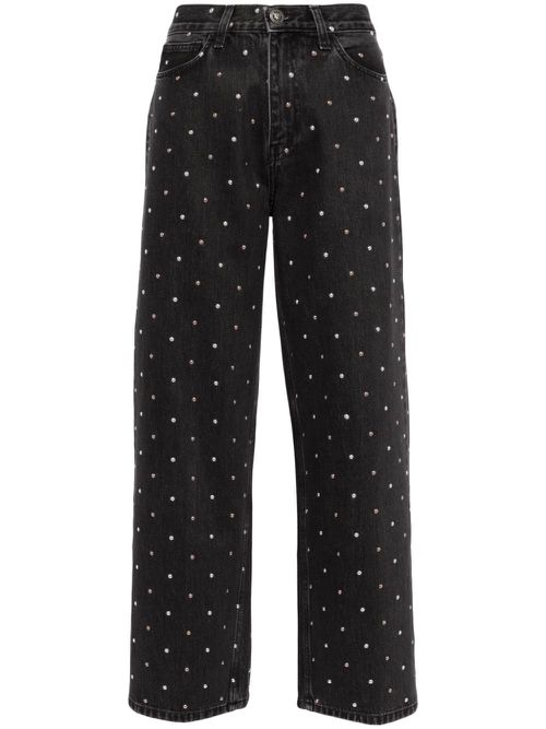Studded boyfriend jeans - Black