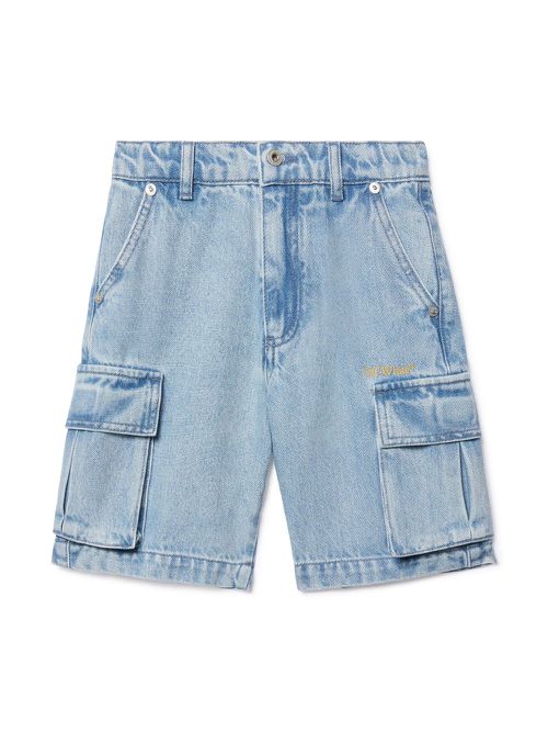 Bookish denim shorts - Blue