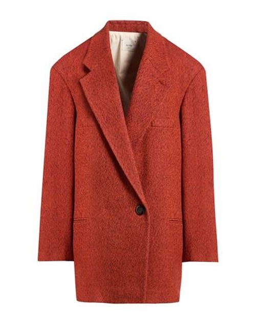 Crème Woman Blazer Rust Size 2 Virgin Wool