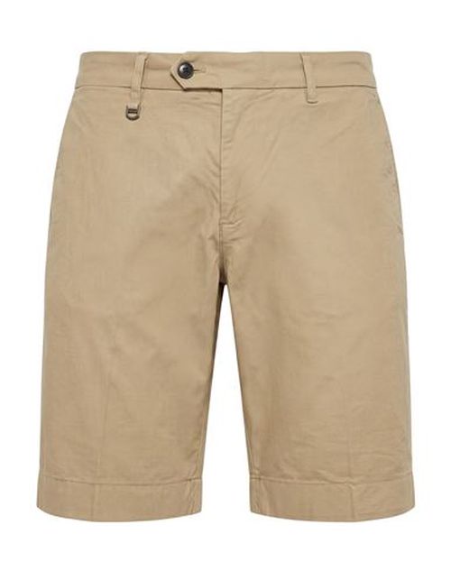 Man Shorts & Bermuda Shorts Khaki Size 34 Cotton, Polyester, Elastane
