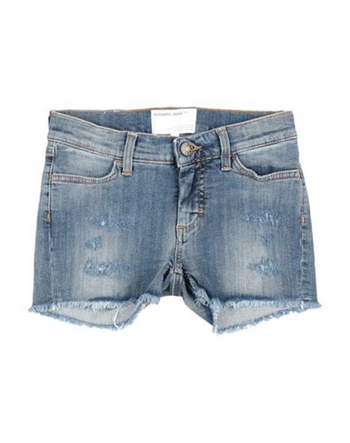 Kid Girl Denim shorts Blue Size 16 Organic cotton, Recycled PES, Elastane