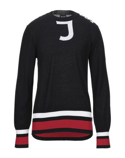 Man Sweater Black Size L Virgin Wool