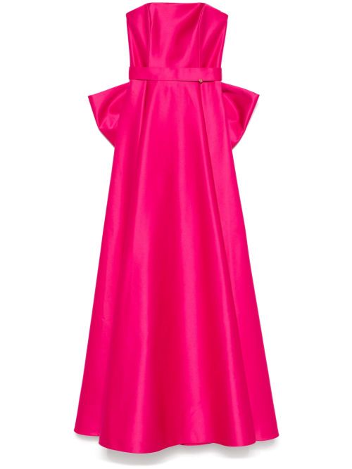 Bow-detail maxi dress - Pink